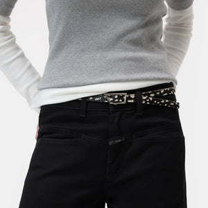 Thin Cowhide Belt - The Collective Park City