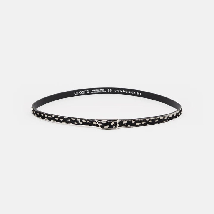 Thin Cowhide Belt - The Collective Park City