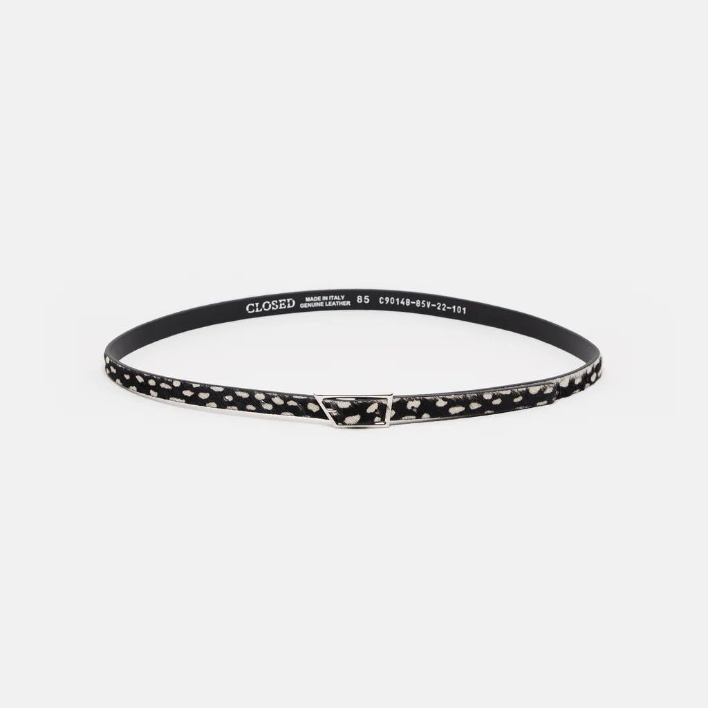 Thin Cowhide Belt - The Collective Park City