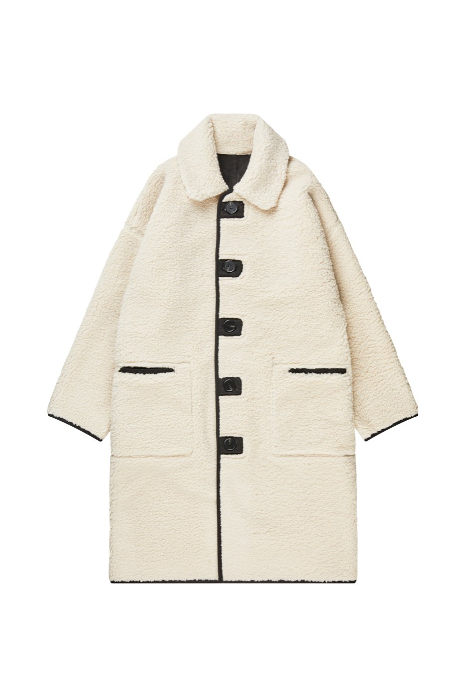 Tibur Shearling Coat - The Collective Park City