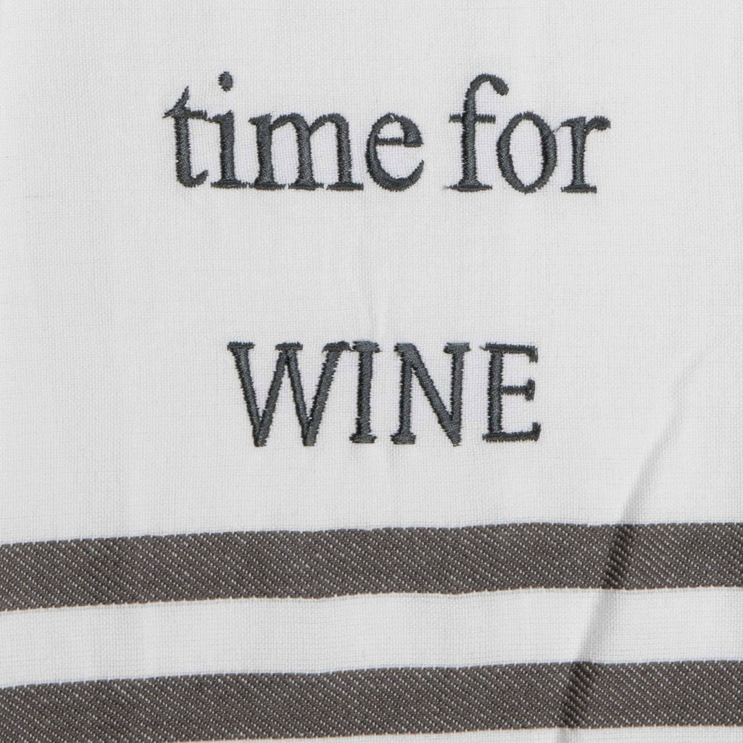 Time For Wine Tea Towel - The Collective Park City
