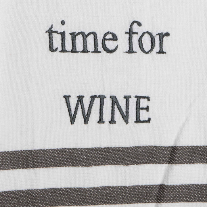 Time For Wine Tea Towel - The Collective Park City