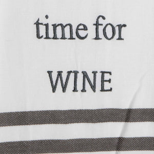Time For Wine Tea Towel - The Collective Park City