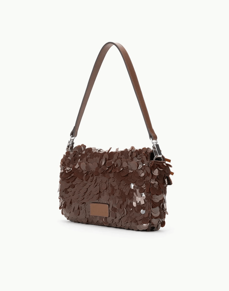 Timmy Sequin Bag - Cacao - The Collective Park City
