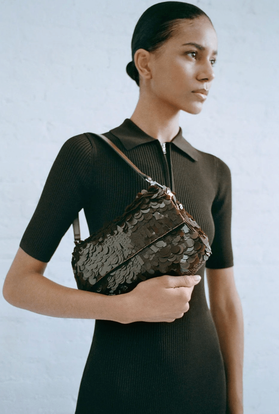 Timmy Sequin Bag - Cacao - The Collective Park City