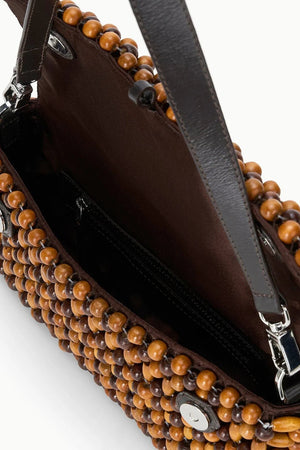 Timmy Shoulder Bag - Wooden Beads - The Collective Park City