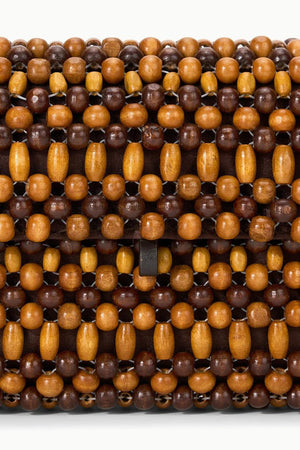 Timmy Shoulder Bag - Wooden Beads - The Collective Park City