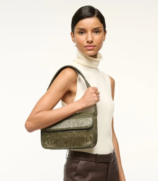 Tommy Beaded Bag - Avocado - The Collective Park City