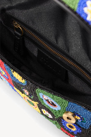 Tommy Beaded Bag - Black Millefiore - The Collective Park City