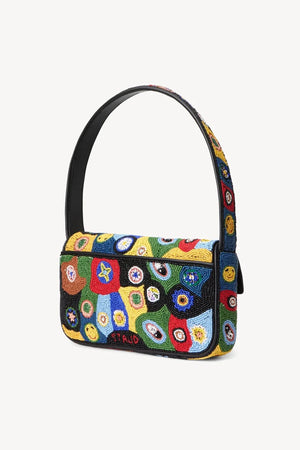 Tommy Beaded Bag - Black Millefiore - The Collective Park City