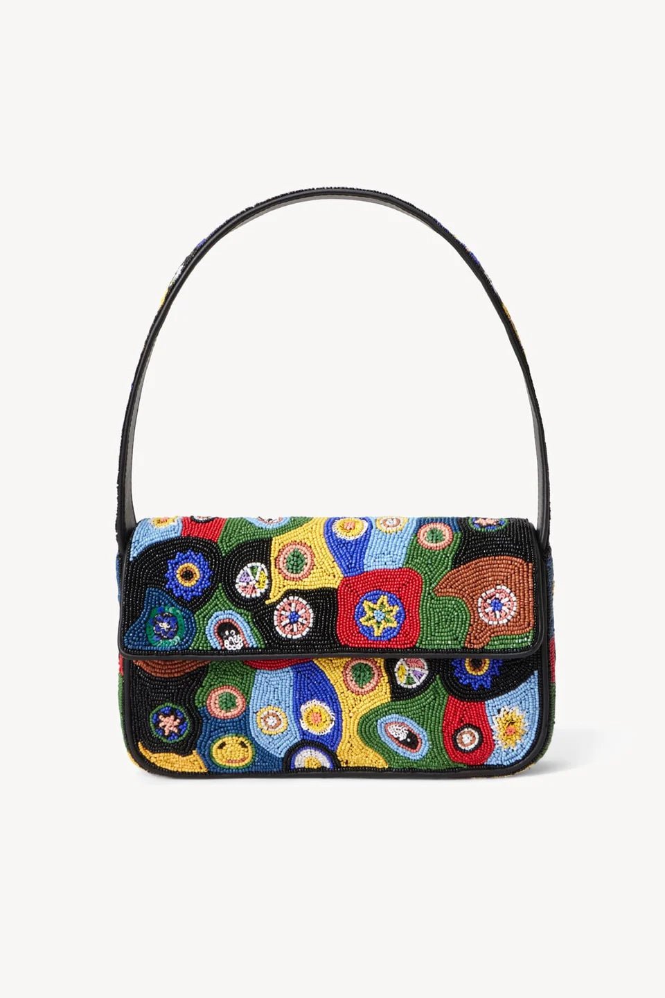 Tommy Beaded Bag - Black Millefiore - The Collective Park City