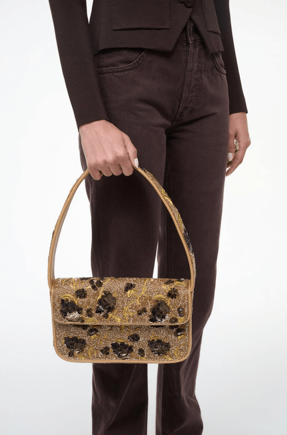 Tommy Beaded Bag - Vintage Floral - The Collective Park City