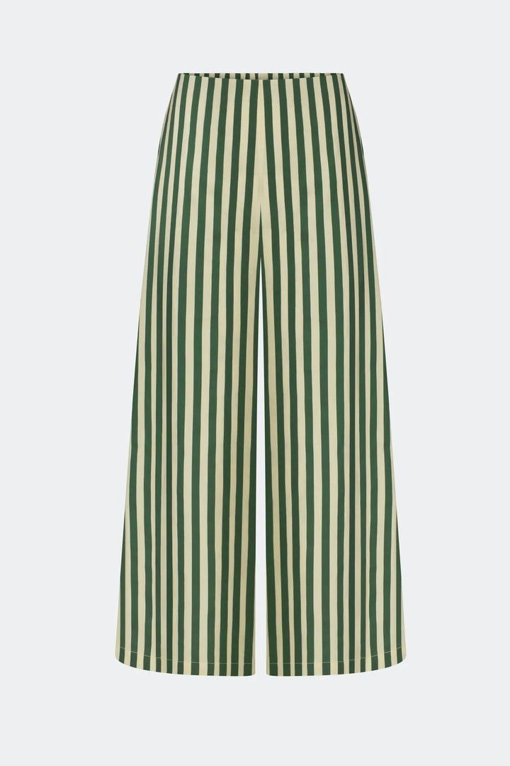 Toni Poplin Wide Leg Cropped Pant - The Collective Park City