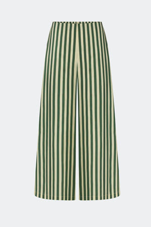 Toni Poplin Wide Leg Cropped Pant - The Collective Park City
