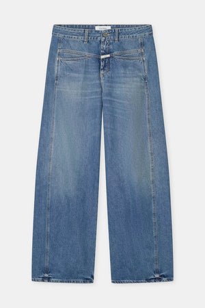 Tori X Barrel Jeans - Mid - Blue - The Collective Park City