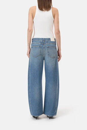 Tori X Barrel Jeans - Mid - Blue - The Collective Park City