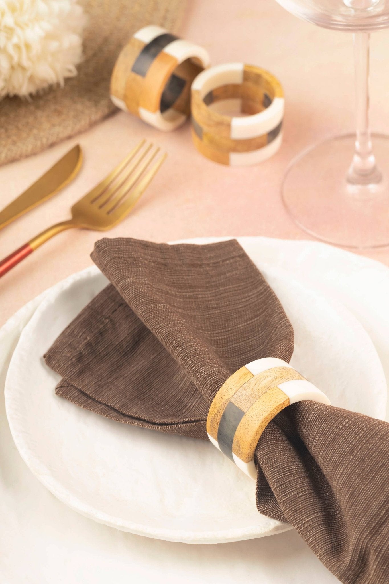 Travis Napkin Rings, Set of 6 - The Collective Park City