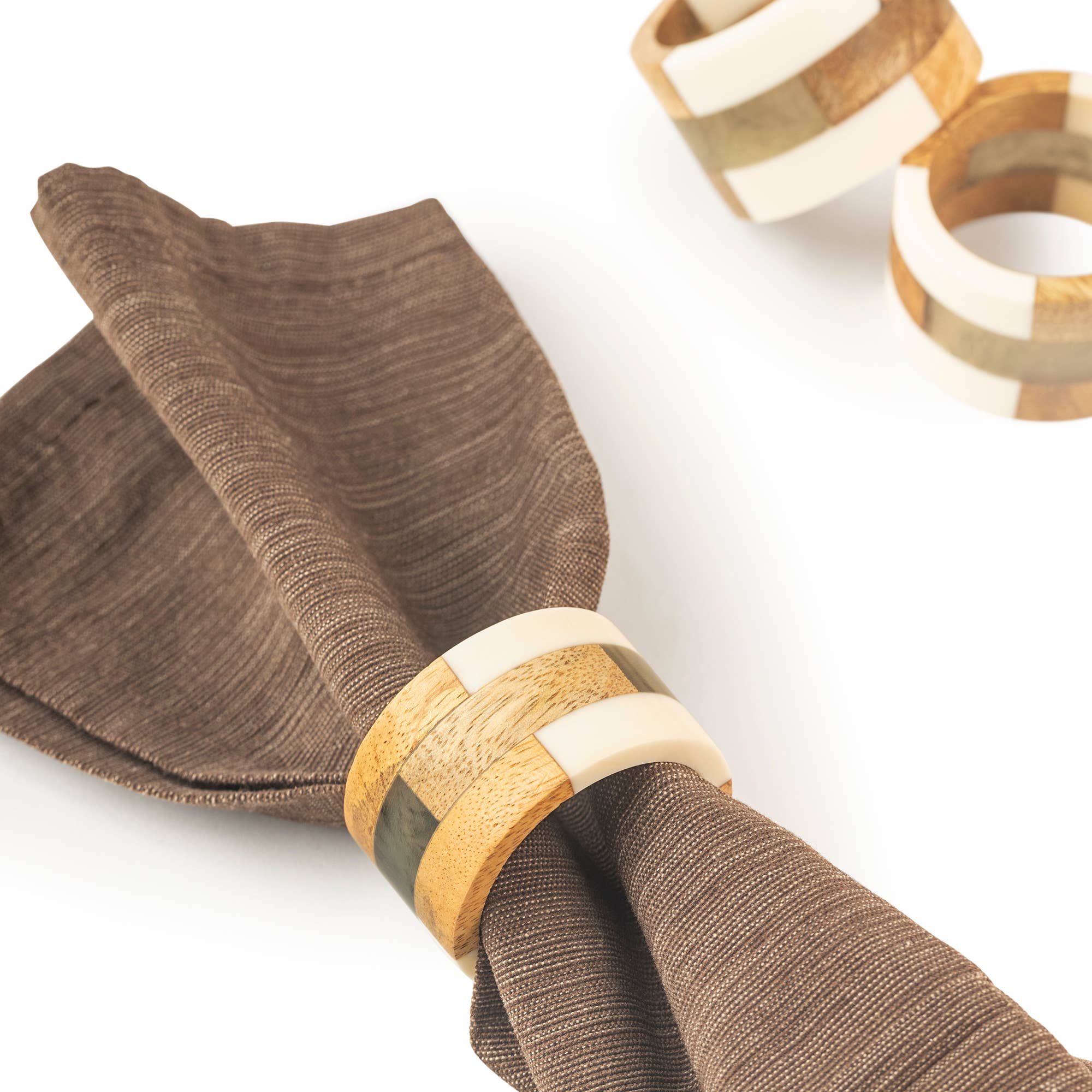 Travis Napkin Rings, Set of 6 - The Collective Park City