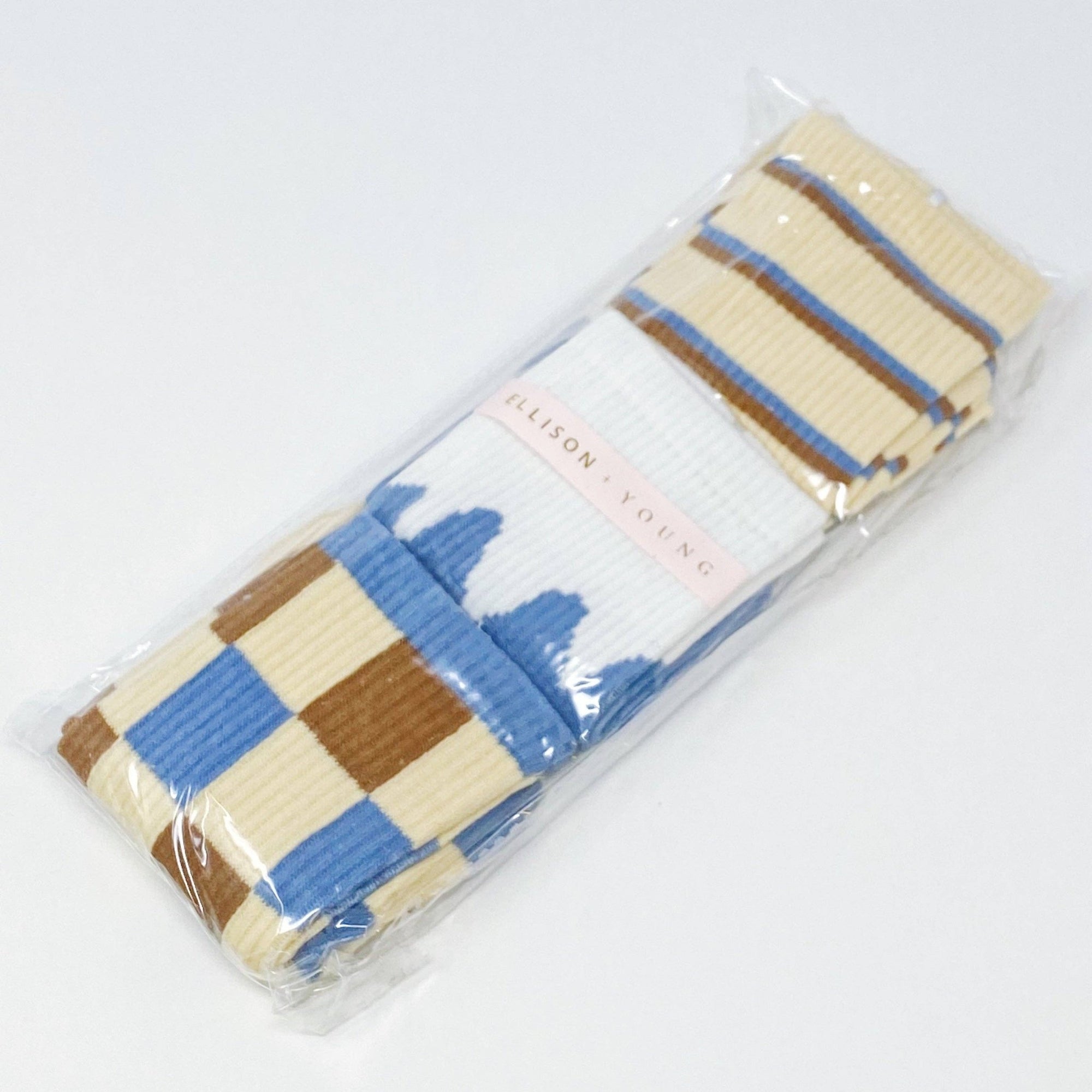 Trendy Pattern Trio Socks - The Collective Park City