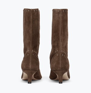 Tricia Studded Suede Boot - The Collective Park City