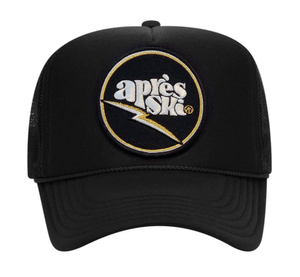 Trucker Hat APRES SKI Black/Gold - The Collective Park City