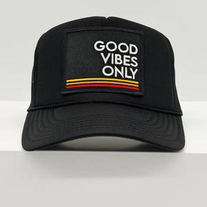 Trucker Hat - GOOD VIBES ONLY - The Collective Park City