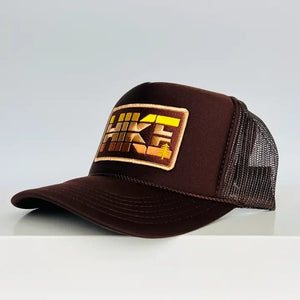 Trucker Hat - HIKE Brown - The Collective Park City