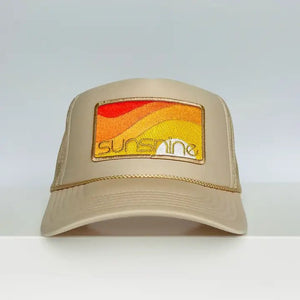 Trucker Hat - SUNSHINE - Tan - The Collective Park City