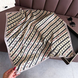 'Turnout Rugs' Silk Scarf - The Collective Park City