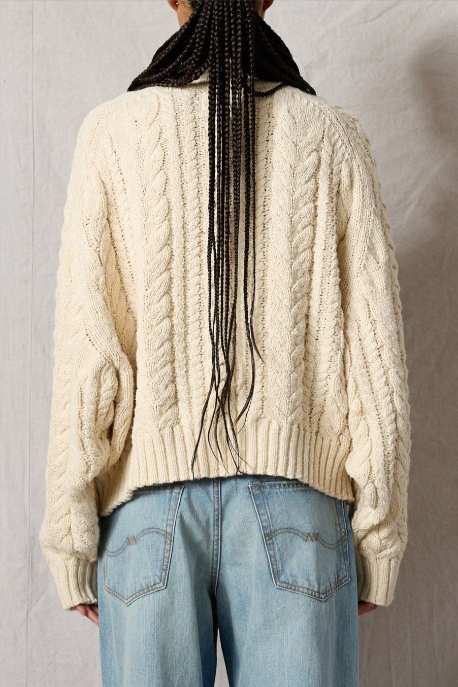 Turtleneck Cable Knit Sweater - The Collective Park City