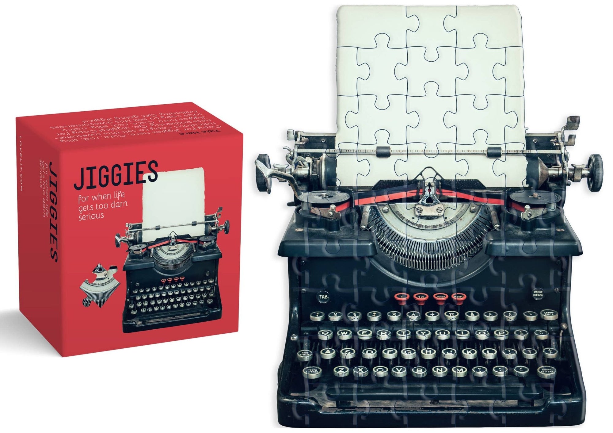 Typewriter Jiggie Puzzle - The Collective Park City