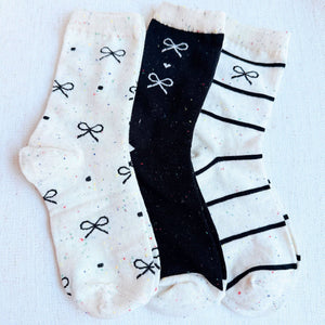 Unique Bows Socks - The Collective Park City