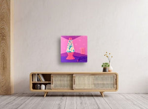 "Unplugged" Lava Lamp Original Painting - The Collective Park City