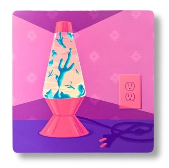 "Unplugged" Lava Lamp Original Painting - The Collective Park City