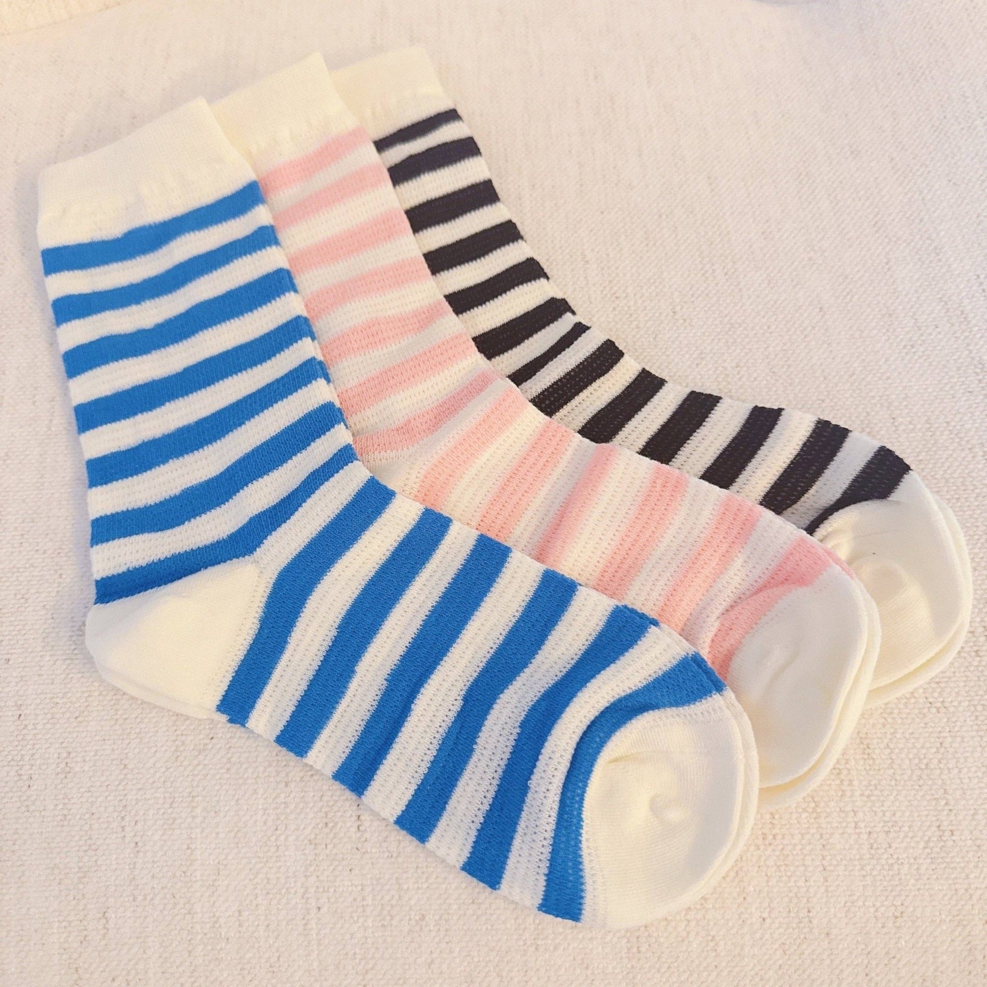 Urban Stripes Socks - Black - The Collective Park City