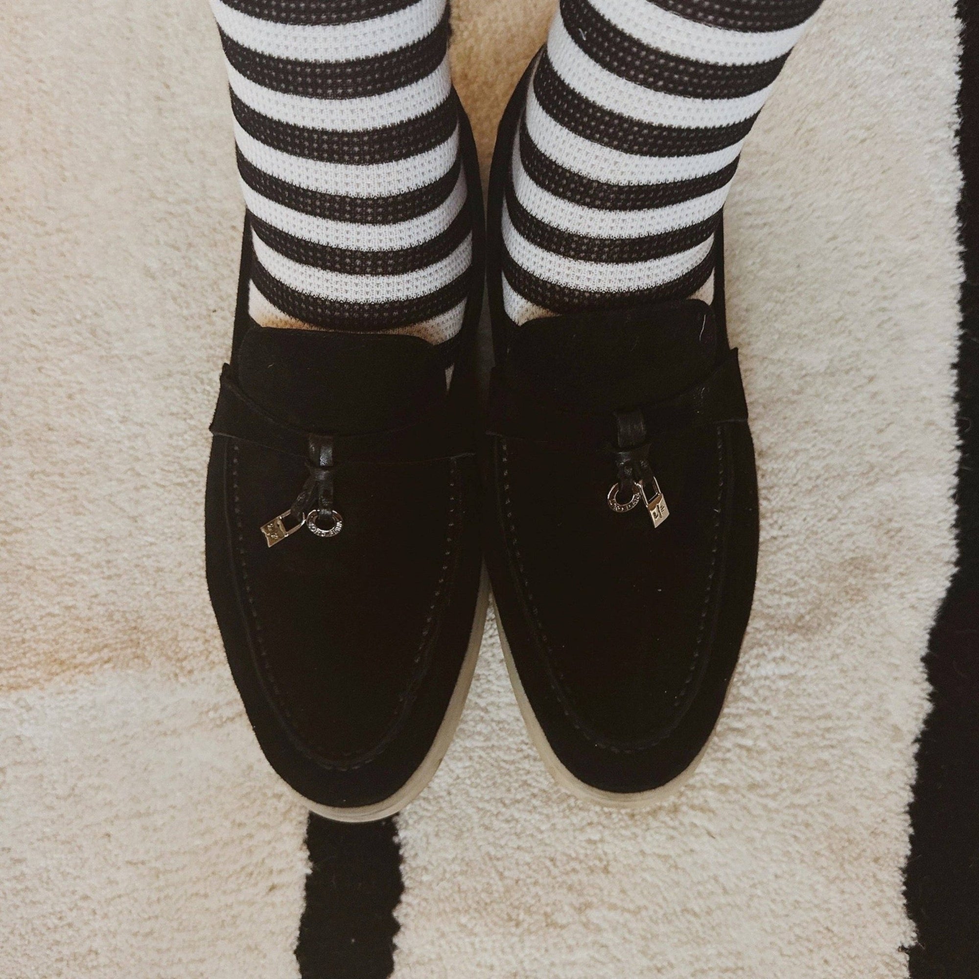 Urban Stripes Socks - Black - The Collective Park City