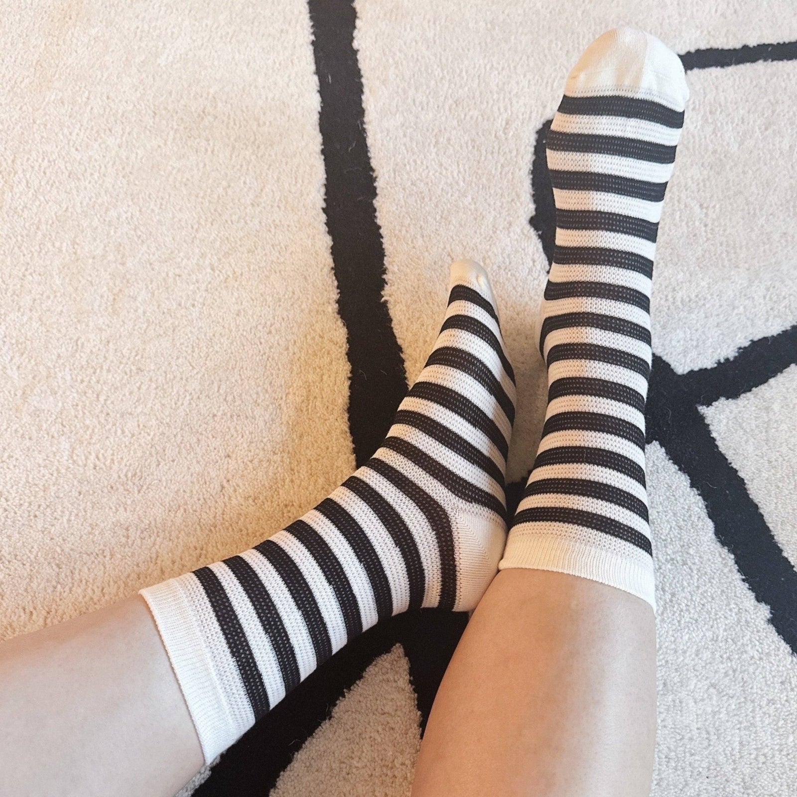 Urban Stripes Socks - Black - The Collective Park City