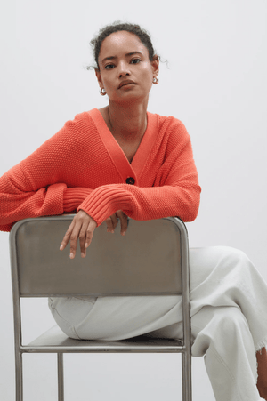 V Neck Cardigan Sweater - The Collective Park City