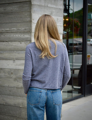 V - Neck Lightweight Cashmere Sweater - The Collective Park City
