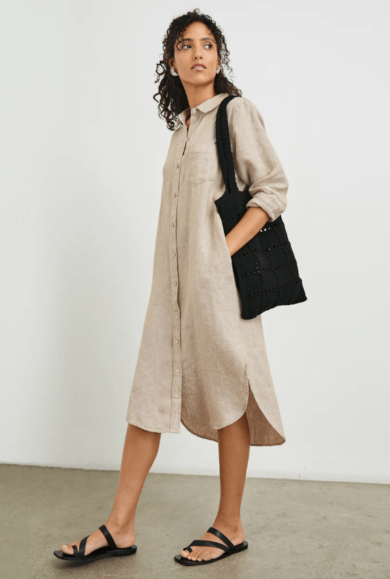 Val Button Down Dress - The Collective Park City