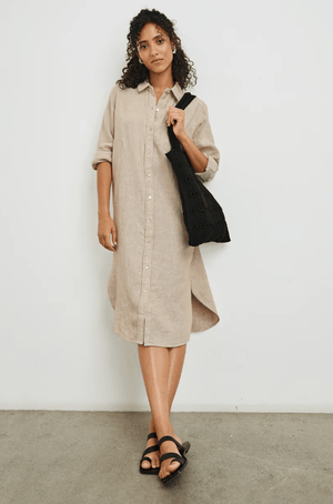 Val Button Down Dress - The Collective Park City
