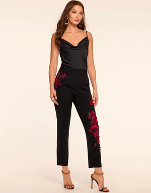 Vanessa Embellished Tailored Pant - The Collective Park City