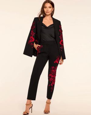 Vanessa Embellished Tailored Pant - The Collective Park City