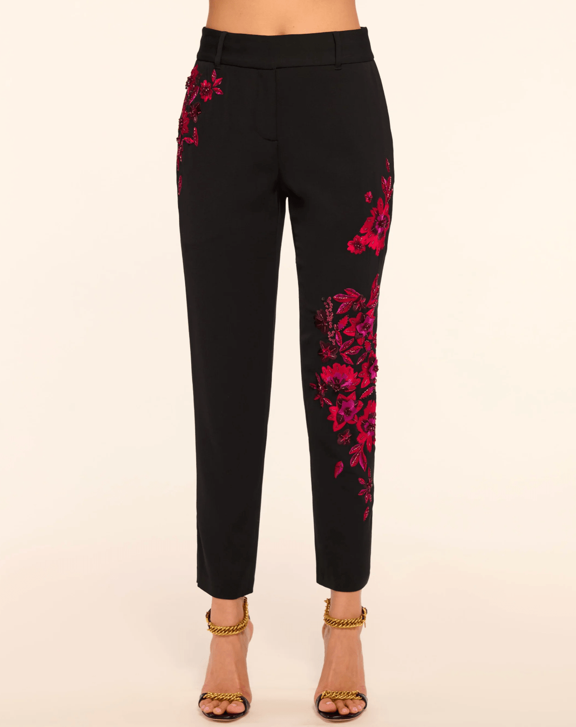 Vanessa Embellished Tailored Pant - The Collective Park City