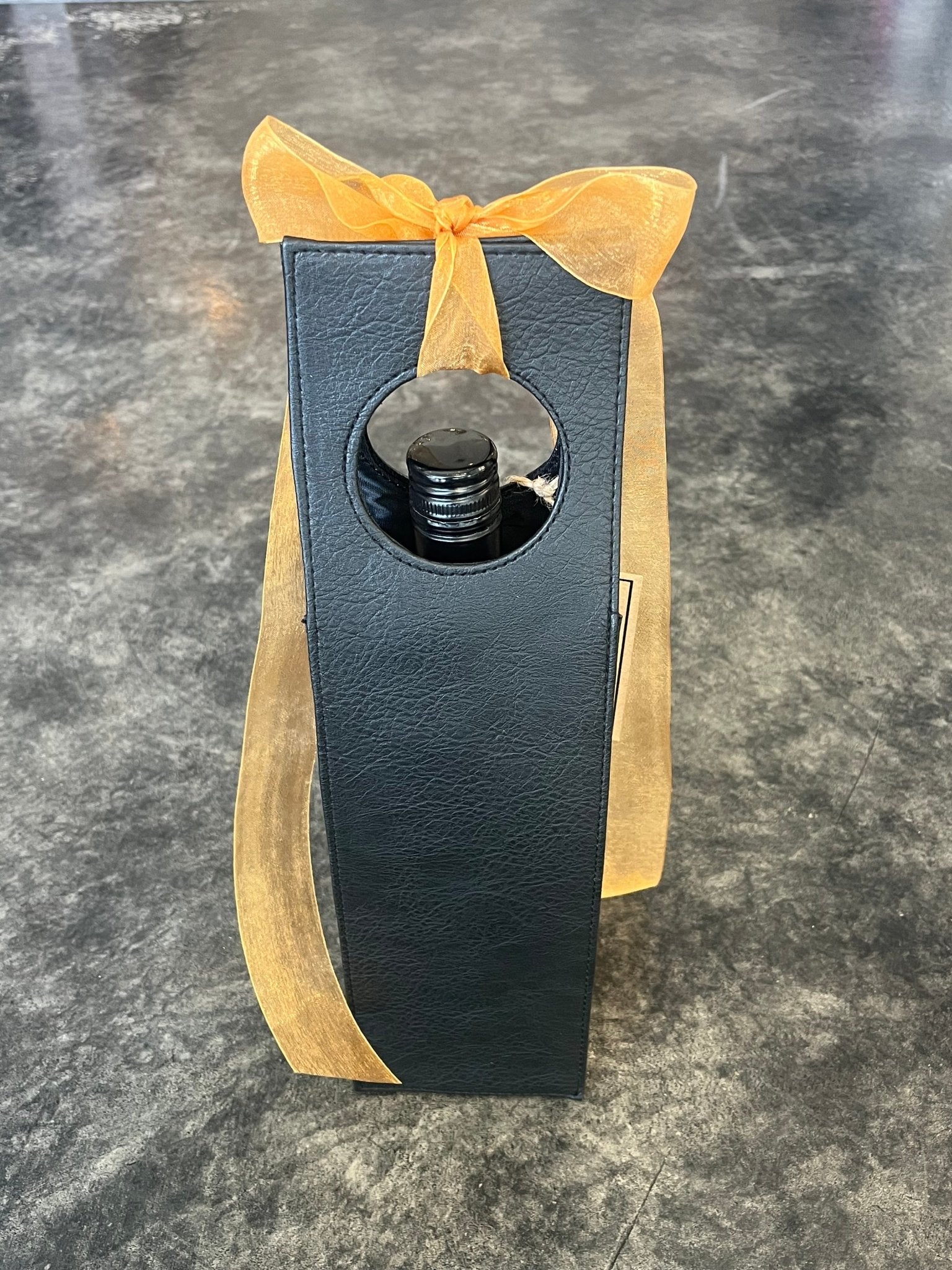 Vegan Leather Wine Bag - The Collective Park City