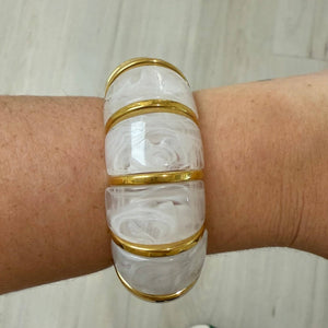Verona Bangle White - The Collective Park City