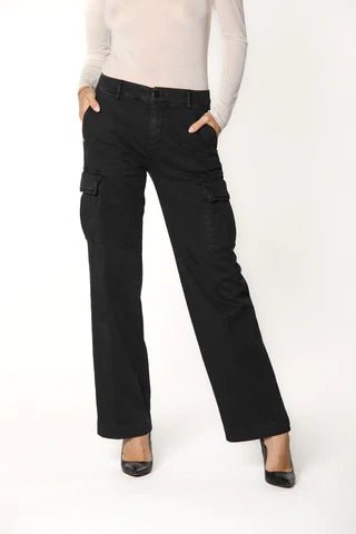 Victoria Cargo Trouser - Black - The Collective Park City