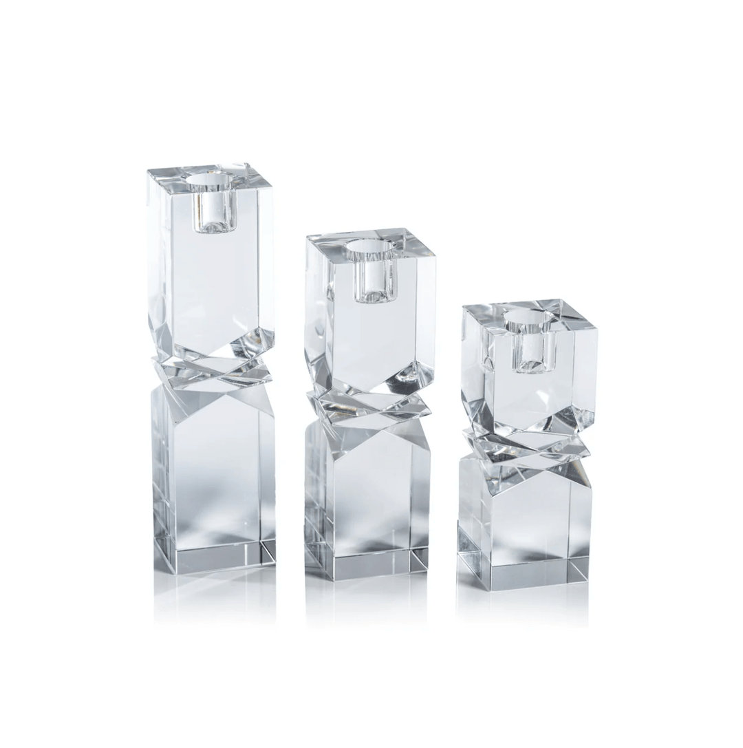 Vienna Artistry Crystal Candle Holder - Medium - The Collective Park City
