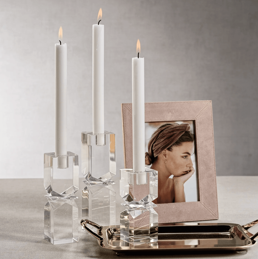 Vienna Artistry Crystal Candle Holder - Medium - The Collective Park City