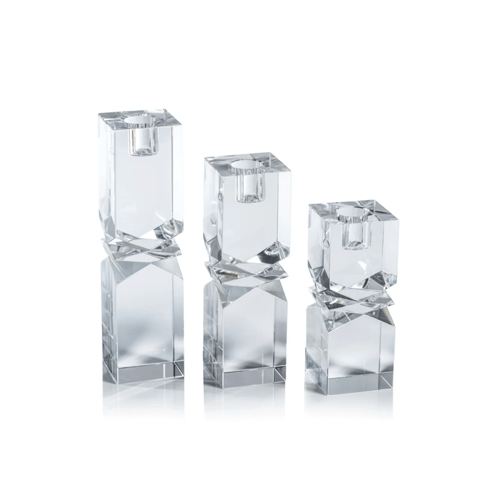 Vienna Artistry Crystal Candle Holder - Short - The Collective Park City